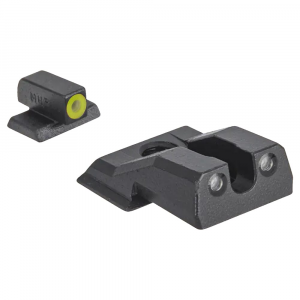 Meprolight Hyper-Bright S&W M&P EZ Yellow Ring/Green Fixed Pistol Sight Set 417713121 - Meprolight Usa