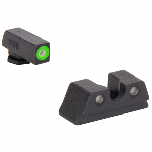 Meprolight Hyper-Bright Taurus GX4 Green Ring/Green Fixed Pistol Sight Set 465013111 - Meprolight Usa