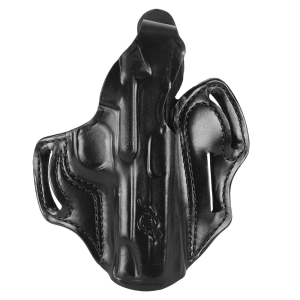 Kimber 1911 Pro-Size 4" Thumb Break Black Leather Holster w/Kimber Logo by DeSantis 4000206 - Kimber