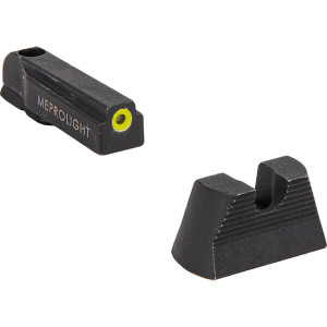 Meprolight Evergreen CZ 75/85/97/SP01 Yellow Ring/Blank Pistol Sight Set 83301013 - Meprolight Usa