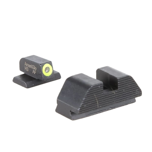 Ameriglo Protector Grn Trit w/LumiGreen Outline Front, Black Serrated Rear Sight Set for S&W M&P (2.0 Core Dovetail) SW-534