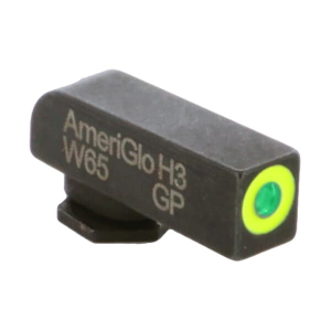 Ameriglo ProGlo Green Tritium w/LumiGreen Outline .165"H .14"W Front Sight for Glock GL-212-GR-C - Ameriglo