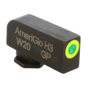 Ameriglo ProGlo Green Tritium w/LumiGreen Outline .22"H .14"W Front Sight for Glock GL-212-220-GR-C - Ameriglo