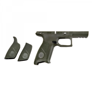 Beretta APX No Finger Grooves OD Green Grip Frame w/(2) Backstraps E02047 - Beretta