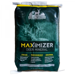 Real World Wildlife Products Maximizer Mineral 40lb Bag MAXIMIZER-MINERAL-40LB