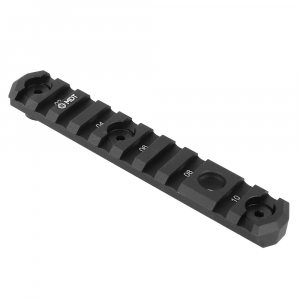 MDT M LOK 5.0" 10 Slots Blk Picatinny Rail 103142-BLK - Mdt