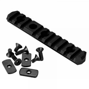 MDT 2.5" Blk Picatinny Rail with QD Sling Cup 102216-BLK - Mdt