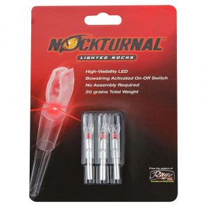 Nockturnal G Red Nock 3pk NT-602 - Nockturnal