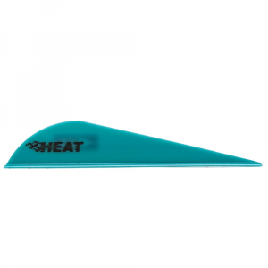 Bohning Heat Vane 2.5" Teal 100pk 101037TL25