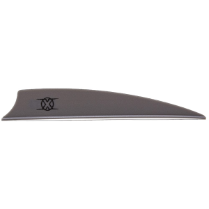 Bohning X Vane 3.5" Shield Cut Silver 100pk 10772SL35S