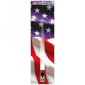 Bohning 4" Standard Stars & Stripes Wrap 13pk 501001US - Bohning Archery