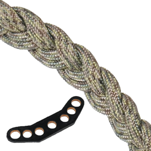 Paradox Deep Forest Digi Camo Elite Double-Wide Braid Bow Wrist Sling w/Leather Mount PBSE-E-56