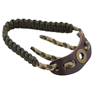 Easton Deluxe Diamond Camo Green Paracord Wide Braid Wrist Sling 122902 - Easton