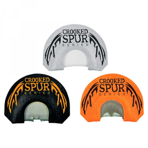 FOXPRO Crooked Spur Series Diaphragm Turkey Call Combo Pack w/Black V-Cut, Orange Batwing & Gray Double Calls CSMCOMBO