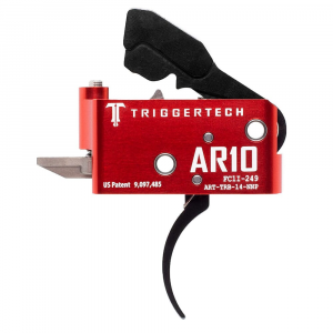 TriggerTech AR10 Two Stage Blk/Red AR Diamond Pro 1.5-4.0 lbs Trigger ART-TRB-14-NNP - Triggertech