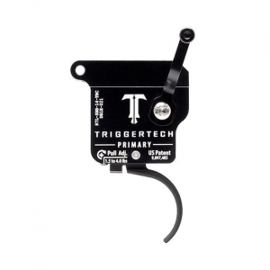 TriggerTech Rem 700 Factory LH Primary Curved Blk/Blk Single Stage Trigger R7L-SBB-14-TBC - Triggertech