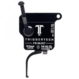 TriggerTech Remington Model 7 RH Single Stage Blk/Blk Primary Flat 1.5-4.0 lbs Trigger RM7-SBB-14-TBF