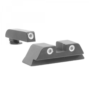 Trijicon Bright & Tough 3-Dot Green Front/Orange Rear Night Sight Set for Standard Frame Glock Models 600222 - Trijicon