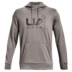 Under Armour Whitetail Armour Fleece Hunt Icon Hoodie Pewter/Fresh Clay XXL 1375114-294005