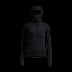 Sitka Gear Women's CORE Merino 330 Hoody Sitka Black Large 600209-BK-L