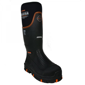 Dryshod Megatar Black/Orange Size 10 Boots MEG-MH-BK-M10 - Dryshod