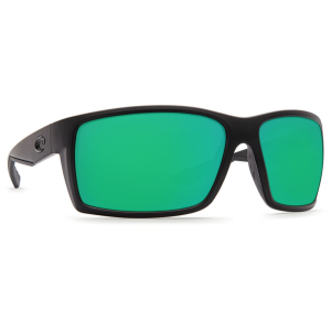 Costa Reefton Blackout Frame Sunglasses w/Green Mirror 580P Lenses 06S9007-90070764