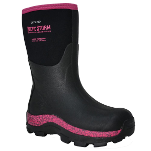Dryshod Women's Arctic Storm Mid Black/Pink Size 7 Boot ARS-WM-PN-W07 - Dryshod