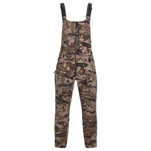 Under Armour Whitetail Rut Windproof Bib UA Barren Camo/Black LG 1378818-989003 - Under Armour