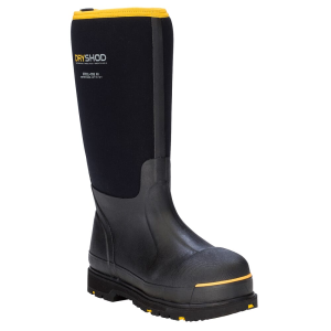 Dryshod Steel-Toe Hi Black/Yellow Size 6 Boots STT-UH-BK-M06 - Dryshod