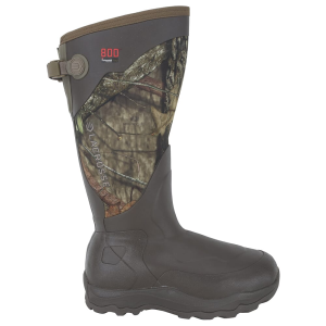 Lacrosse Alpha Agility 17" 800g Mossy Oak B/U-C Neoprene Boot Sz 12 339074-12 - Lacrosse