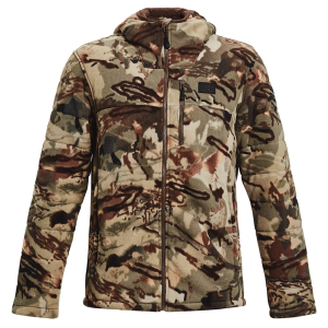 Under Armour Whitetail Rut Windproof Jacket UA Forest All Season Camo/Black XL 1378817-994006