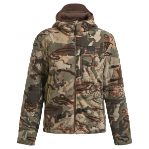 Under Armour Whitetail Women's Rut Windproof Jacket UA Forest All Season Camo/Timber LG 1378819-994003