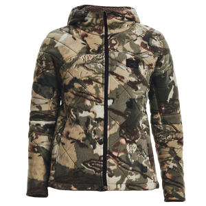 Under Armour Women's Rut Windproof Jacket UA Forest All Season Camo/Black XXL 1365594-994005