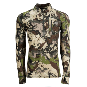Pnuma Outdoors Merino Wool Base Layer 1/4 Zip Pullover Caza 2XL ME-QZ-CZ-2XL - Pnuma Outdoors