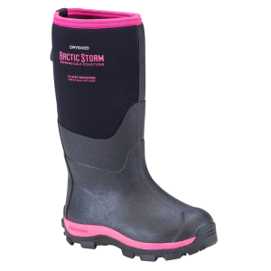 Dryshod Arctic Storm Kids Black/Pink Size 5 Boots ARS-KD-PN-Y05 - Dryshod