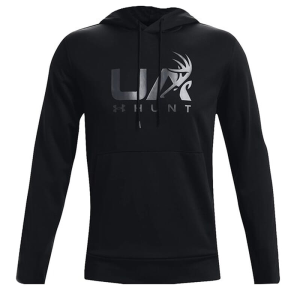 Under Armour Armour Fleece Hunt Icon Hoodie Black/Pitch Grey XXL 1375114-001002 - Under Armour