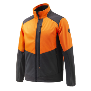 Beretta Butte Softshell Jacket Ebony/Orange H.V. Small GU624T211409OUS - Beretta
