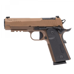 Sig Sauer 1911 XCarry .45 ACP 4.25" Coyote Tan Optic-Ready Pistol w/XRAY3 Sights, G10 Grip & (2) 8rd Steel Mags 1911XCA-45-CXR3 - Sig Sauer