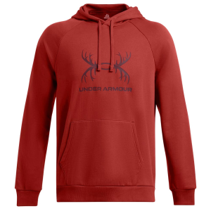 Under Armour Rival Fleece Antler Hoodie Earthen Orange 3XL 1388086-840001 - Under Armour