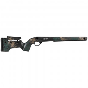 MDT CRBN Remington 700 SA RH Fixed Highland Green & Flat Dark Earth w/ARCA Rail & Hunting Bottom Metal 114481-HOG - Mdt