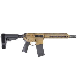 Christensen Arms CA MSP .223 Wylde 10.5" 1:7" M-LOK Burnt Bronze AR Carbine Pistol w/SBA3 Brace 801-11009-01 - Christensen Arms