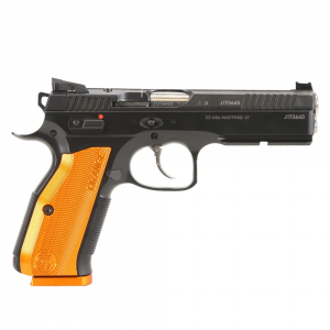 CZ-USA Shadow 2 Orange 9mm 17rd Optics Ready Handgun w/Polycoat Steel Frame, Nitride Slide, FO Front/Blk Serrated Hajo Rear, & Bbl Bushing 91248 - Cz-Usa