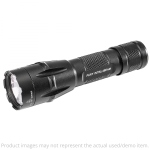 SureFire USED Fury Dual-Fuel Intellibeam Auto-Adjusting 15-1500 LU LED Black Flashlight FURY-IB-DF - Like New - No Box UA5962