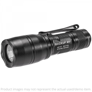 SureFire USED E1B Backup 5/400 LU MaxVision Beam LED Black Flashlight E1B-MV - Like New - No Box UA5959