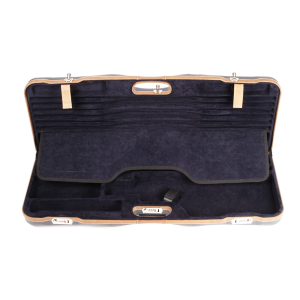 Negrini One Gun Two Barrels 33.25in Med to High Rib Blue/Tobacco Leather Blue interior 1652LX-TUBE/5212 - Negrini