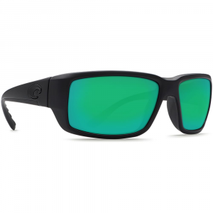 Costa Fantail Blackout Frame Sunglasses w/Green Mirror 580P Lenses 06S9006-90061159 - Costa Del Mar