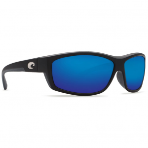 Costa Saltbreak Black Frame Sunglasses w/Blue Mirror 580P Lenses 06S9020-90200865 - Costa Del Mar