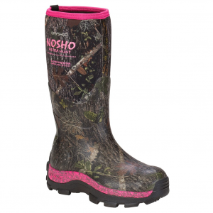 Dryshod Women's NoSho Ultra Hunt Hi Size 11 Camo/Pnk Outdoor Sport Boots MBMWHPNW11 - Dryshod