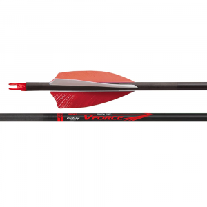 Victory Archery VForce 350 Sport GPI: 8.7 Feather Fletched Arrow 6pk VFS-350FF-6 - Victory Archery