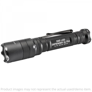 SureFire USED E2D Defender Ultra 1000/5 LU Tactical LED Black Flashlight E2DLU-A - Like New - No Box UA6052